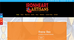 Desktop Screenshot of ironheartartisans.com